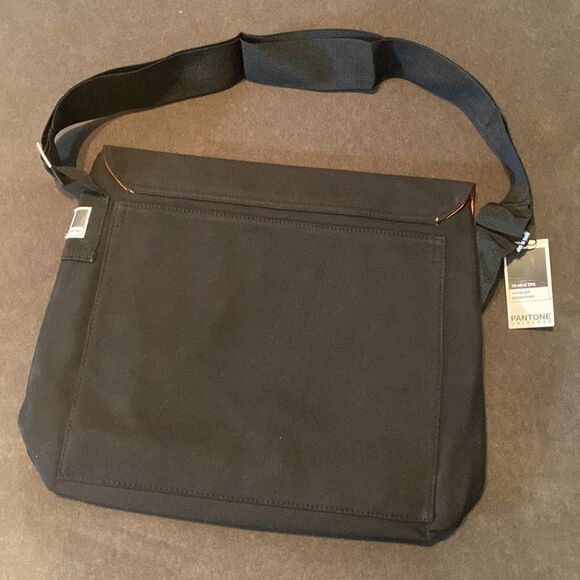 Pantone Universe Unisex Shoulder Crossbody Messenger Bag CaviarJetPeppercorn NWT - Picture 6 of 12